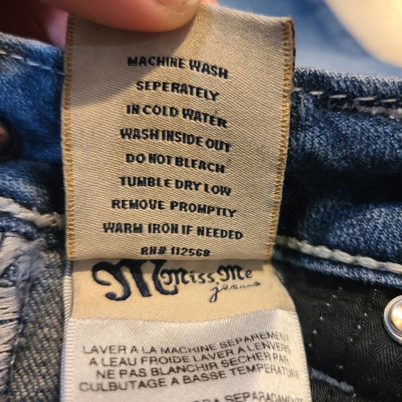 Miss me size 27 women's bootcut distressed jeans - Picture 10 of 13